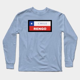 Rengo City in Chilean Flag Long Sleeve T-Shirt